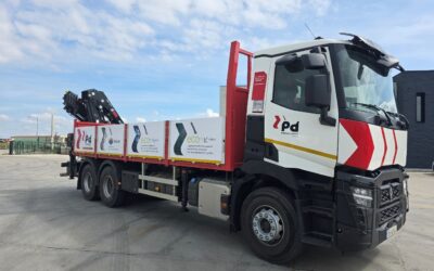 Prefabricados Duero refuerza su flota con un nuevo camión pluma más eficiente y sostenible